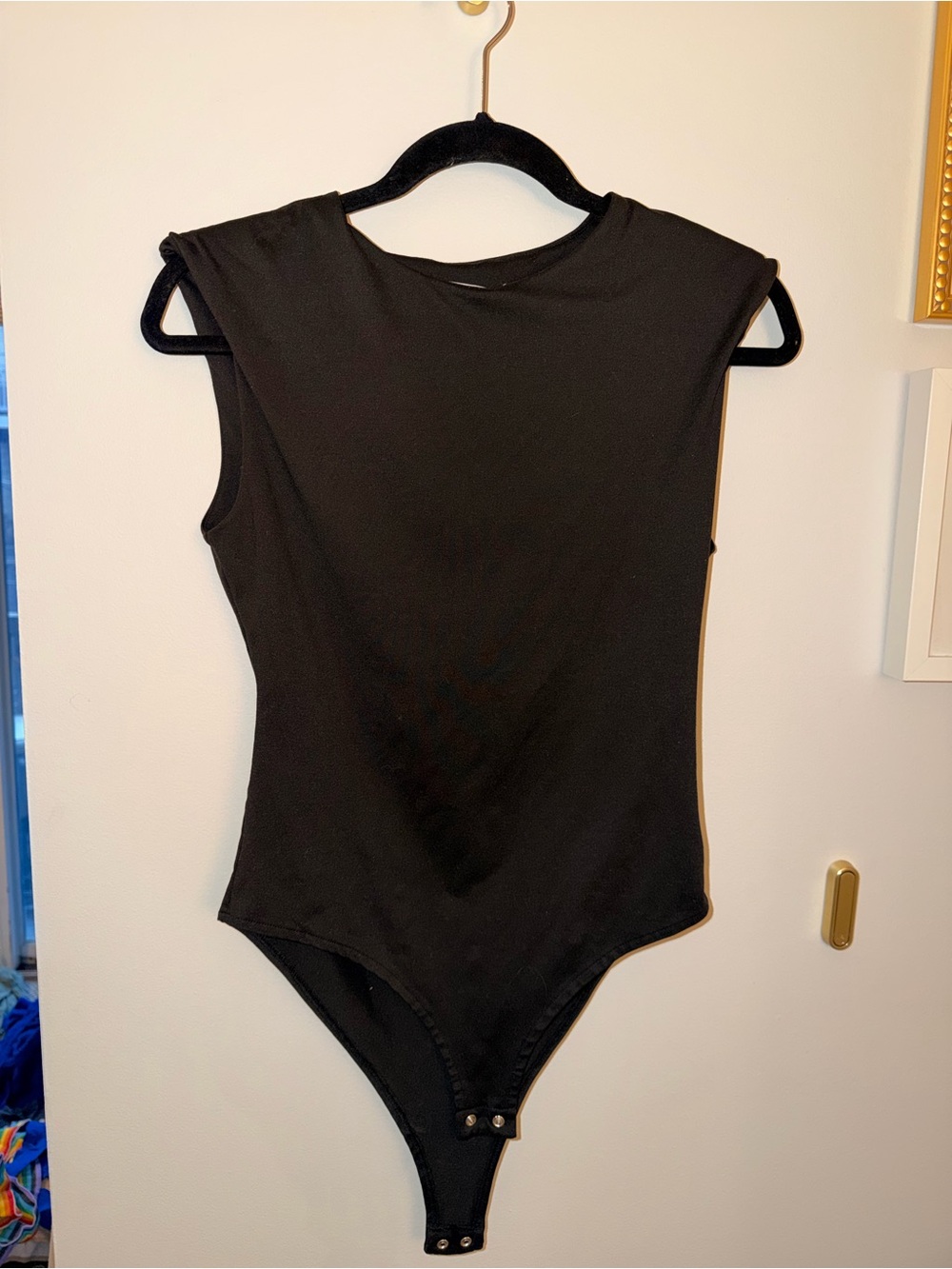 Amazon Black Sleeveless Women's Bodysuit